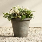 Fiber Clay Pots, Outdoor Pots, Garden Pots TR01 // Cream, Dark Grey, Light Grey,
