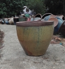 Rustic Garden Pots, Outdoor Pots, Ceramic Pots,GRT9231 S/2